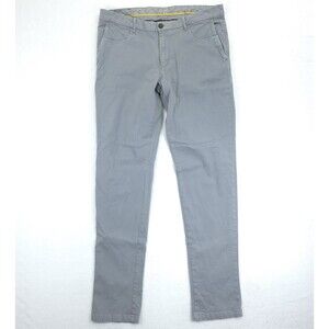 Trussardi Pants Chinos Jeans Men's 52 (Measures 35x33) Gray Casual